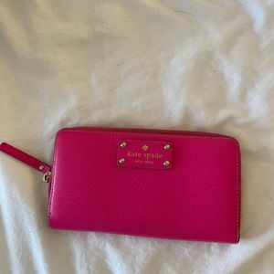 HOT PINK KATE SPADE WALLET
